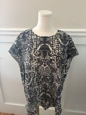 NWT MM.LaFleur Printed Dolman Sleeve Top Large
